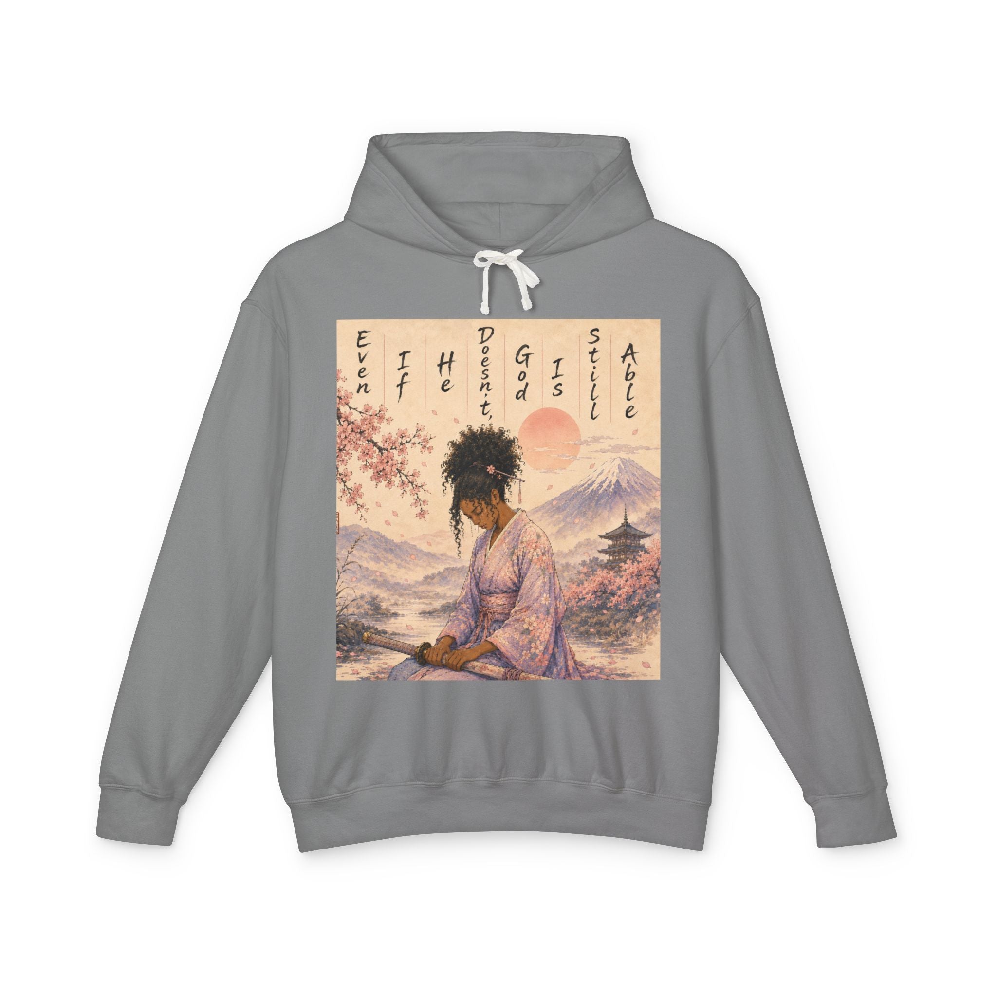 God is able Samurai hoodie