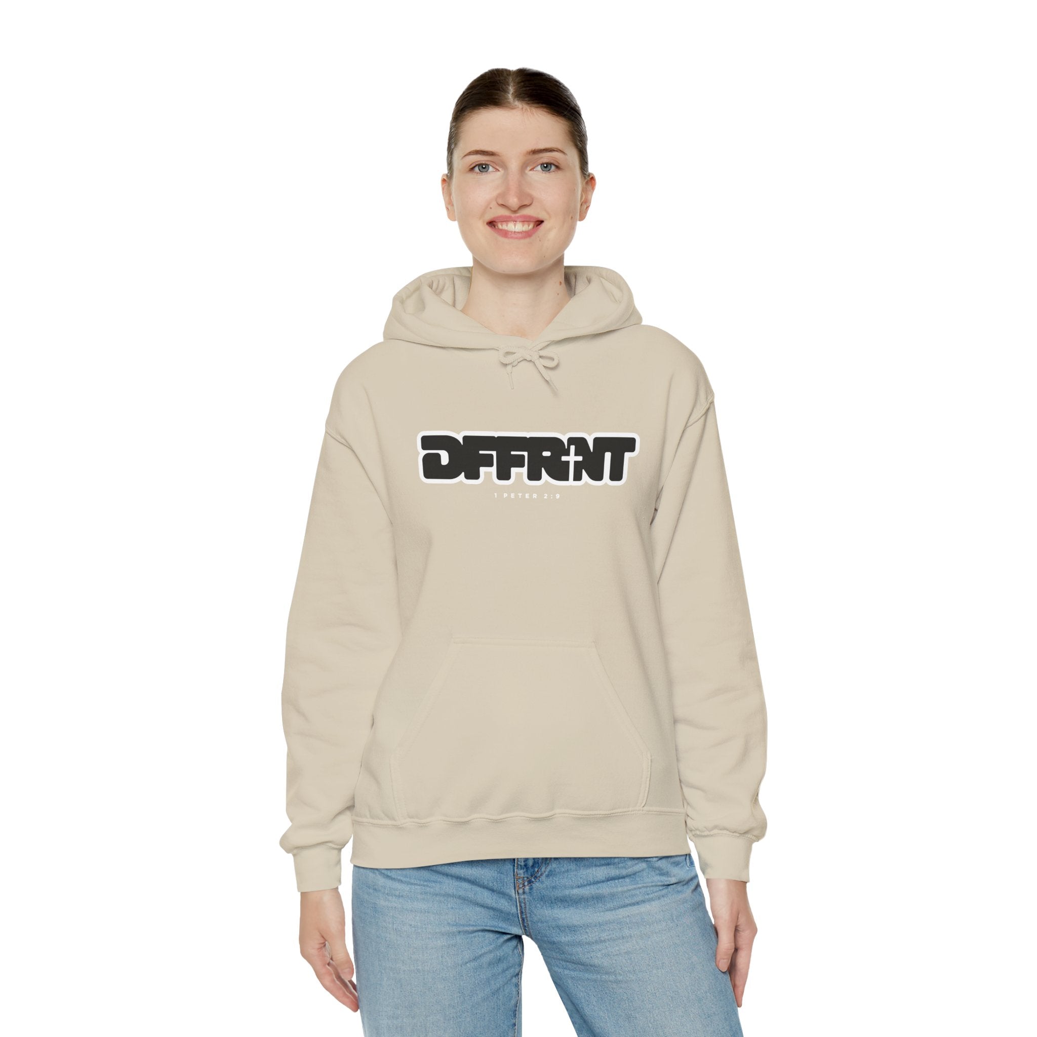 "DFFRNT"(DIFFERENT)-FILLED- Hoodie