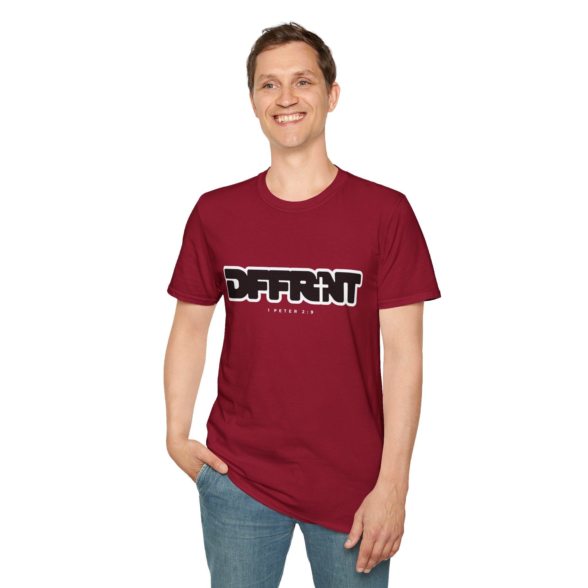 Different(DFFRNT) Text Logo T-Shirt