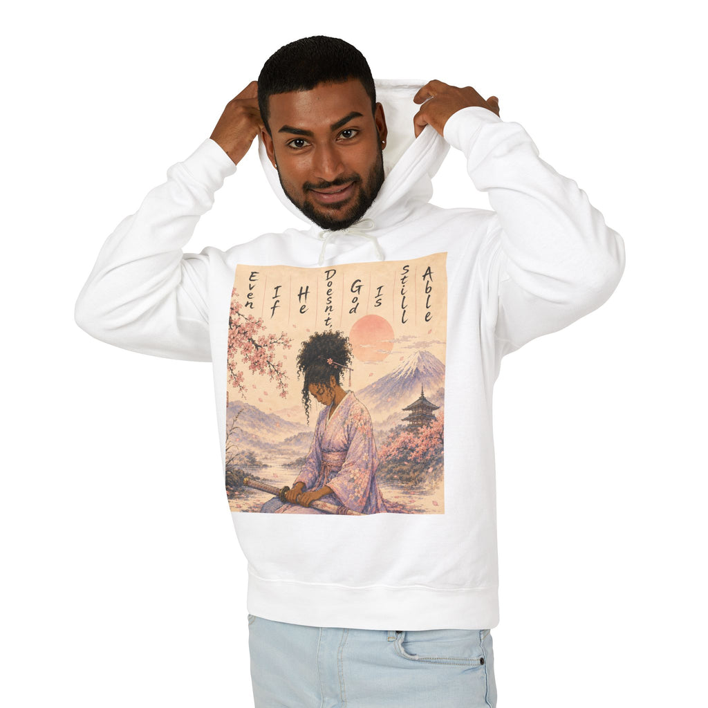 God is able Samurai hoodie