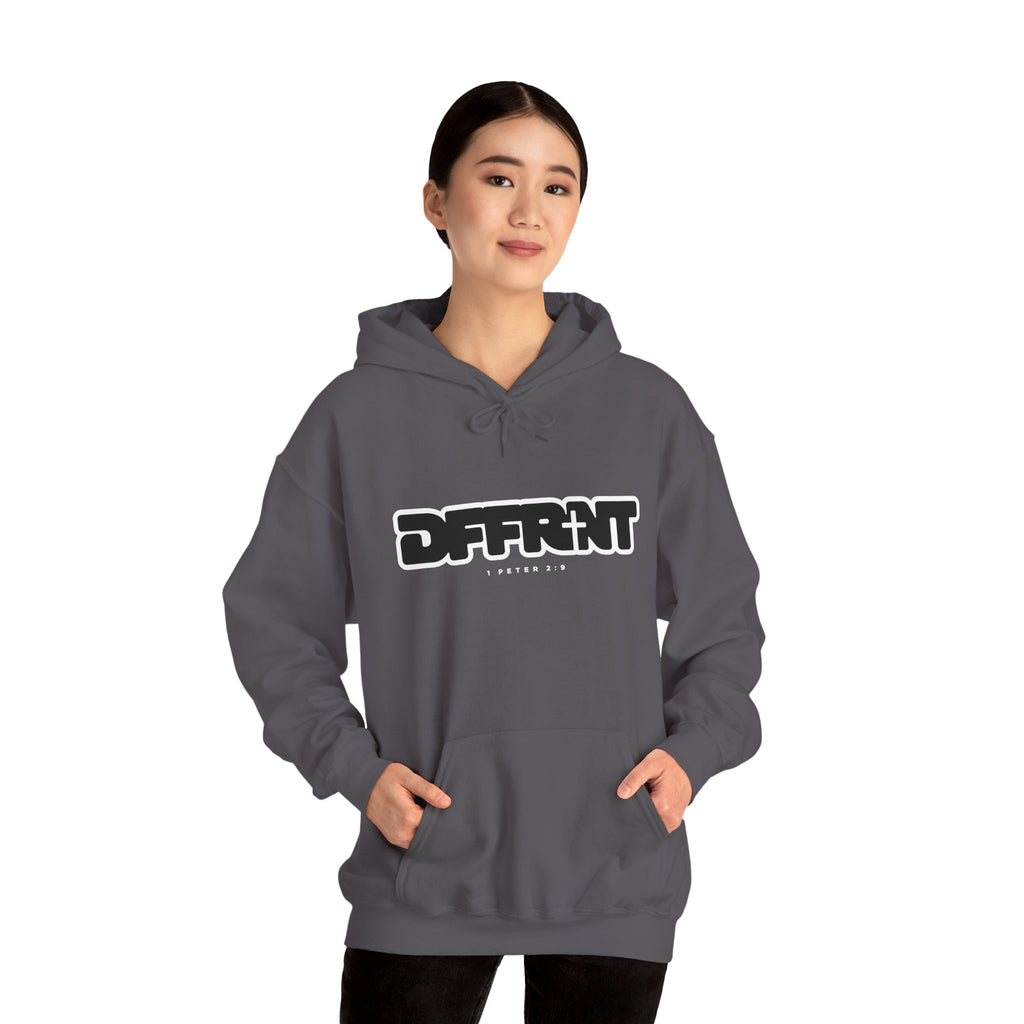 "DFFRNT"(DIFFERENT)-FILLED- Hoodie