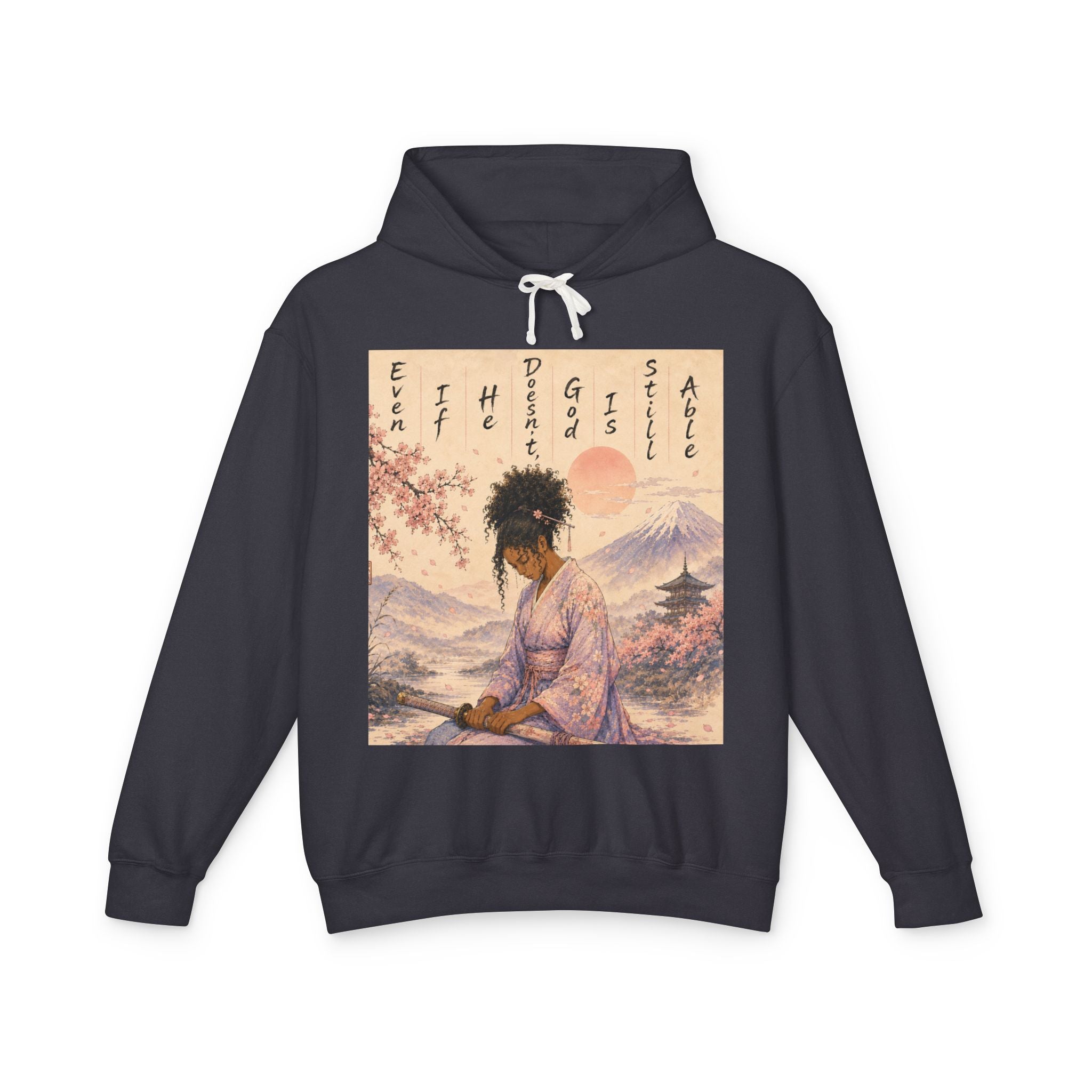 God is able Samurai hoodie
