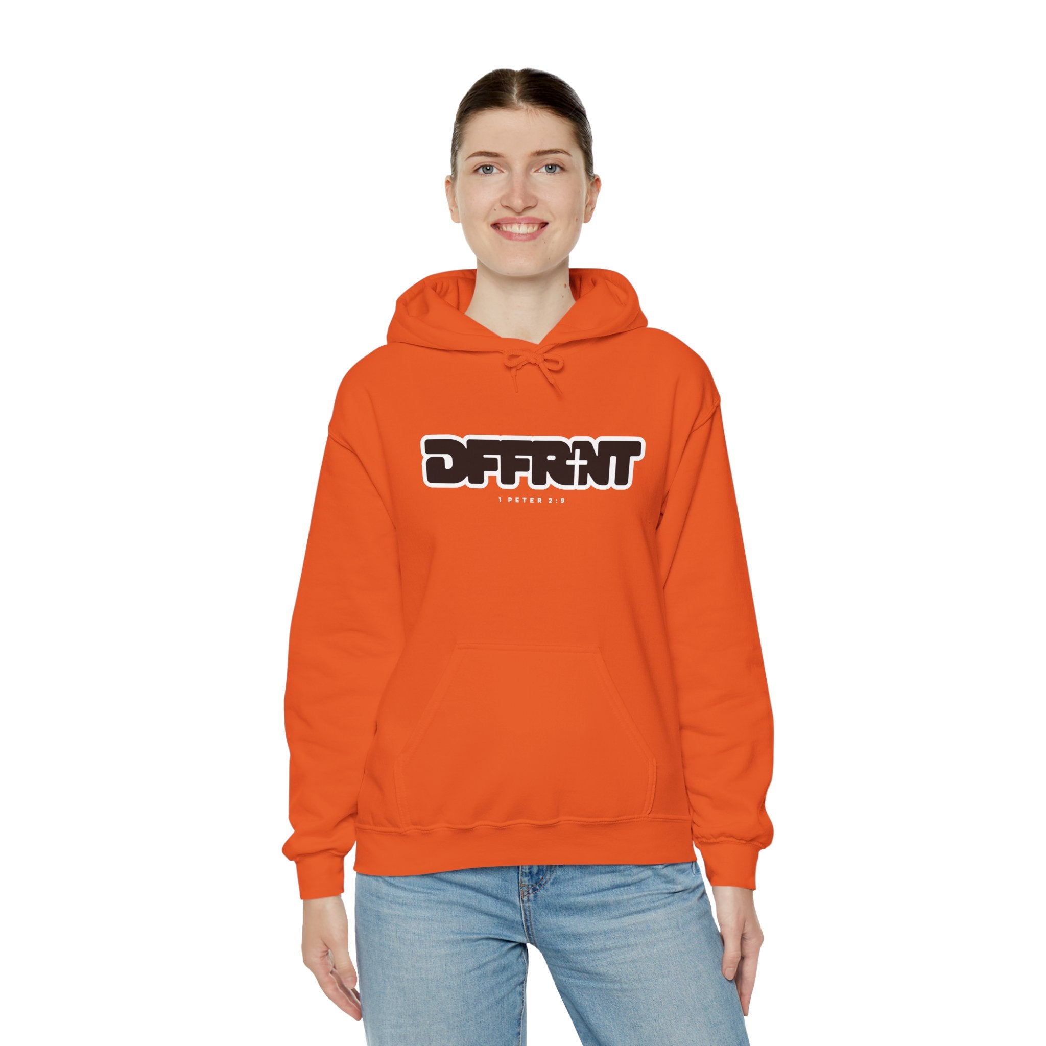 "DFFRNT"(DIFFERENT)-FILLED- Hoodie
