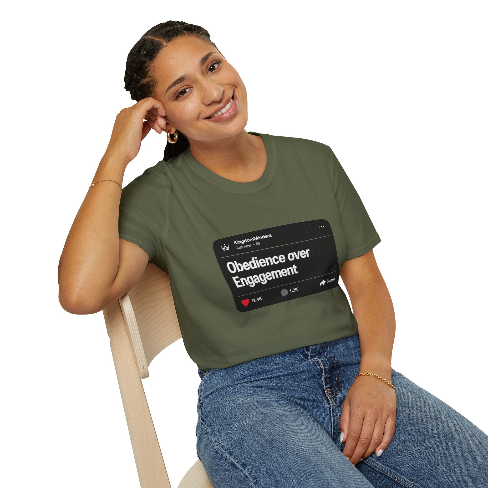 Obedience Over Engagement Tee