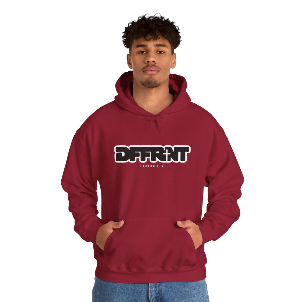 "DFFRNT"(DIFFERENT)-FILLED- Hoodie