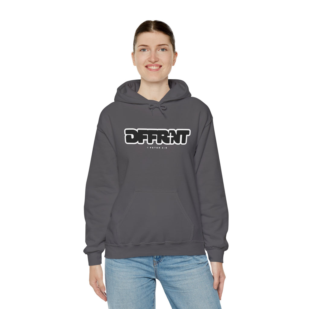 "DFFRNT"(DIFFERENT)-FILLED- Hoodie