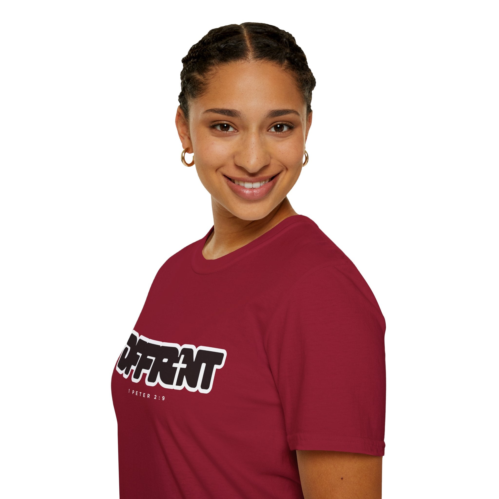 Different(DFFRNT) Text Logo T-Shirt