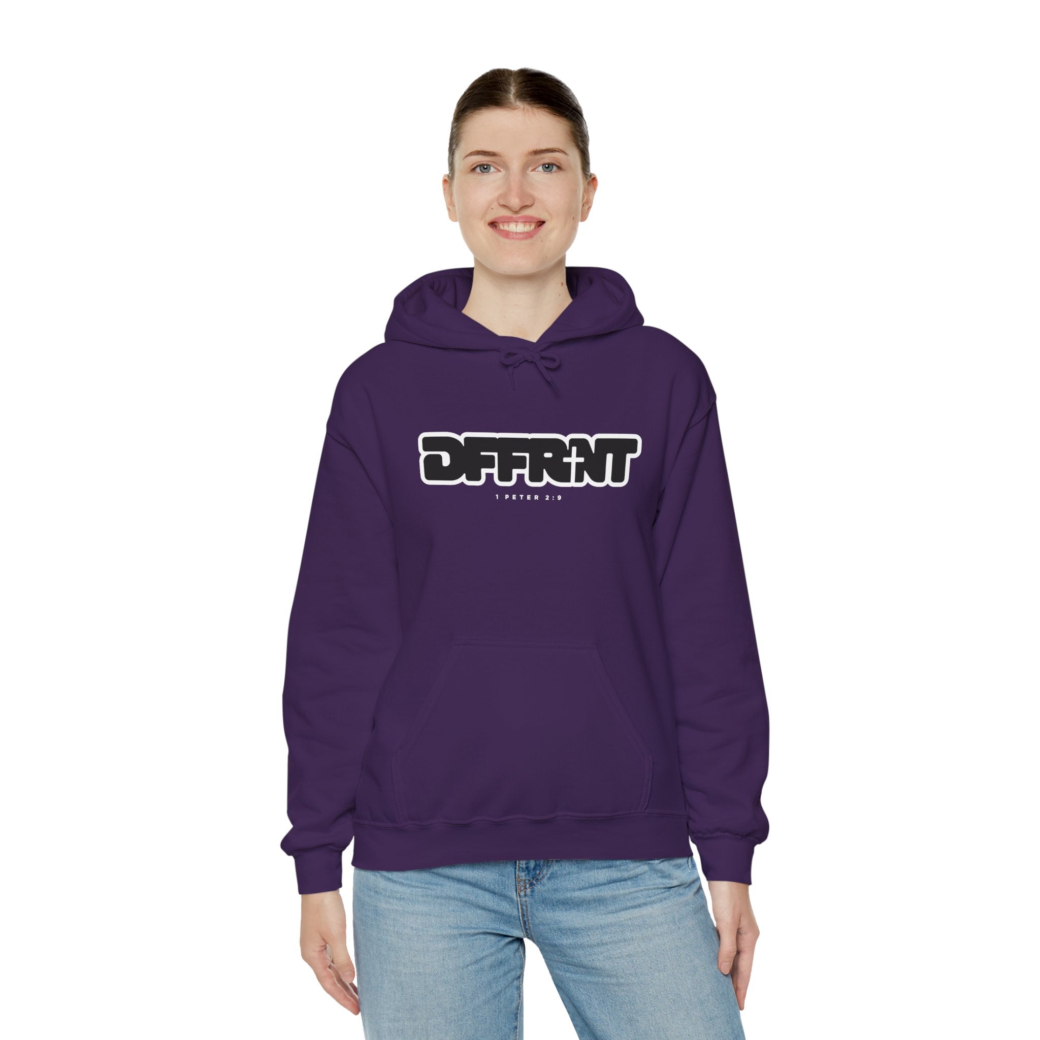 "DFFRNT"(DIFFERENT)-FILLED- Hoodie