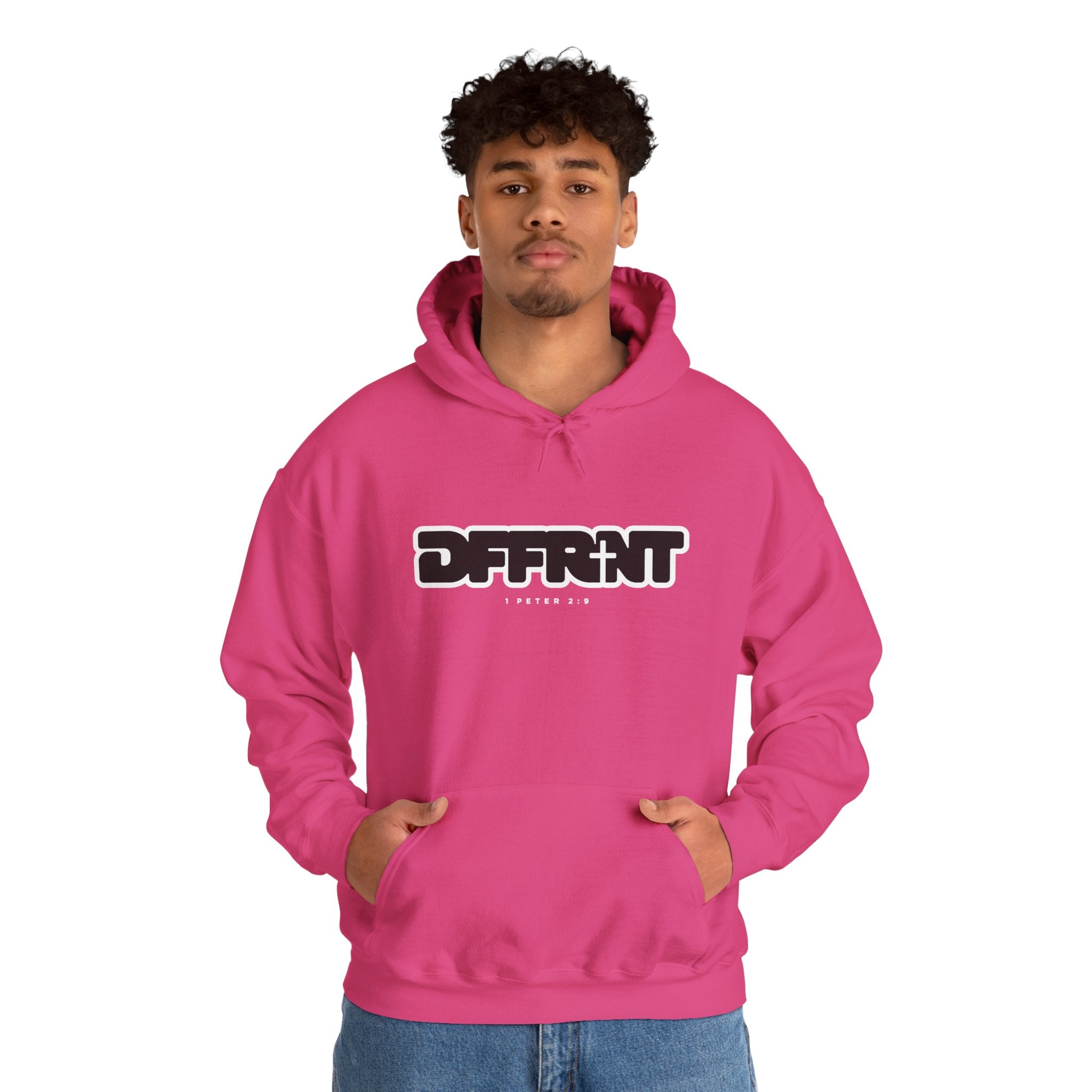 "DFFRNT"(DIFFERENT)-FILLED- Hoodie