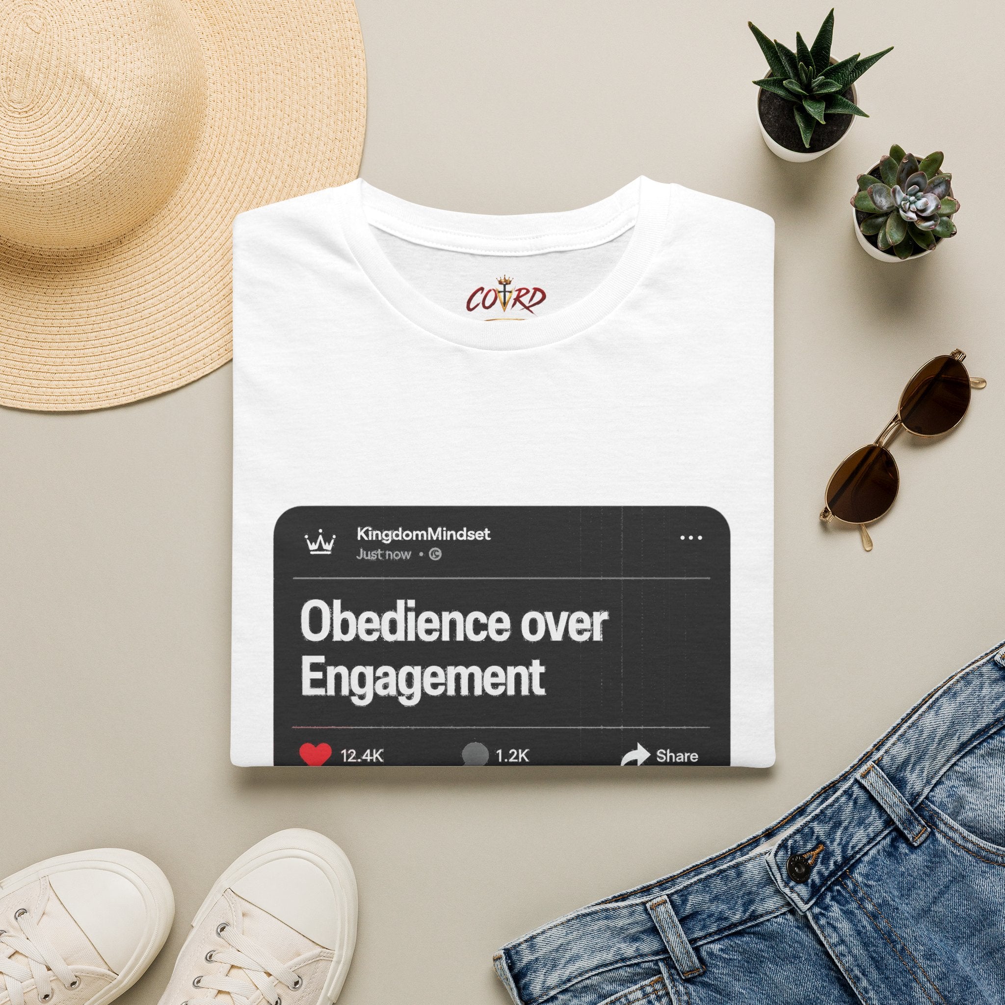 Obedience Over Engagement Tee