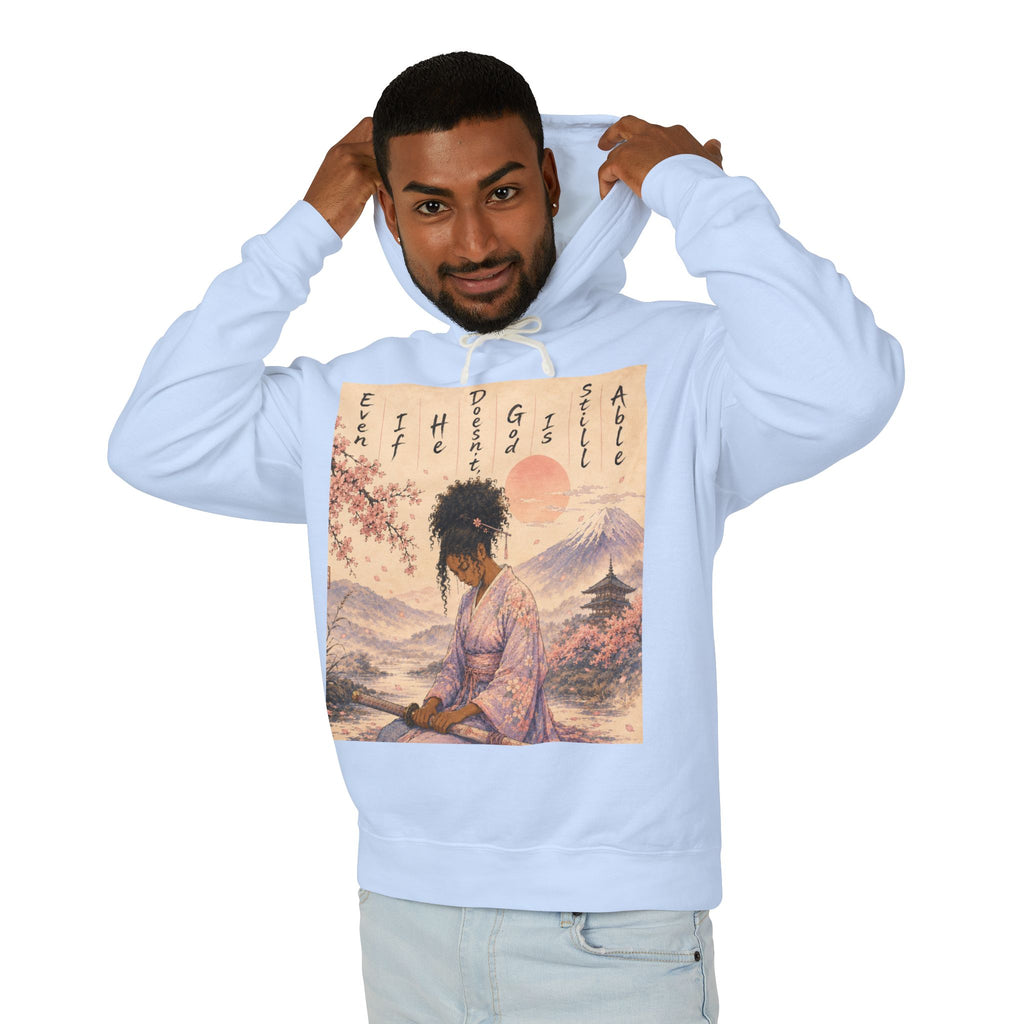 God is able Samurai hoodie