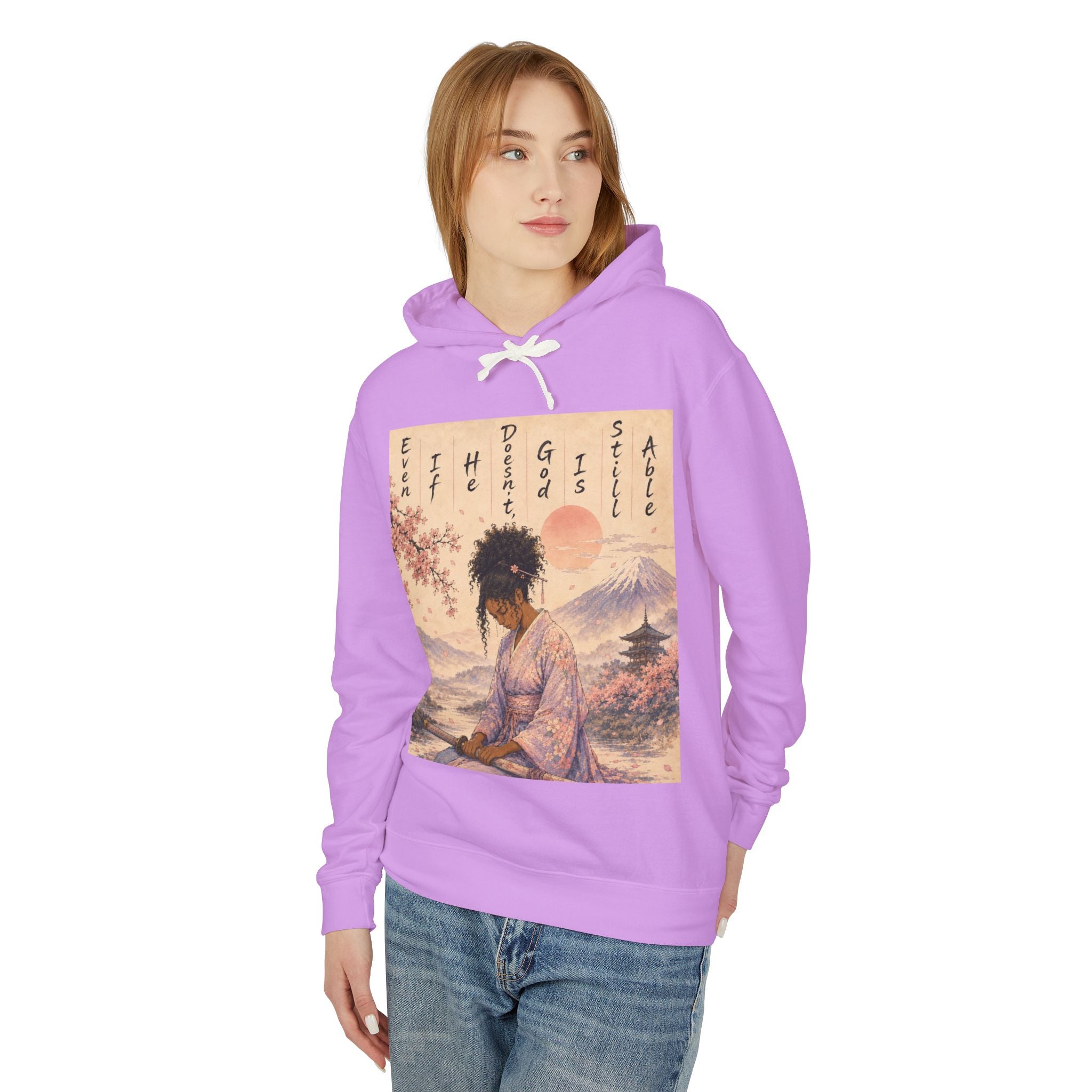 God is able Samurai hoodie
