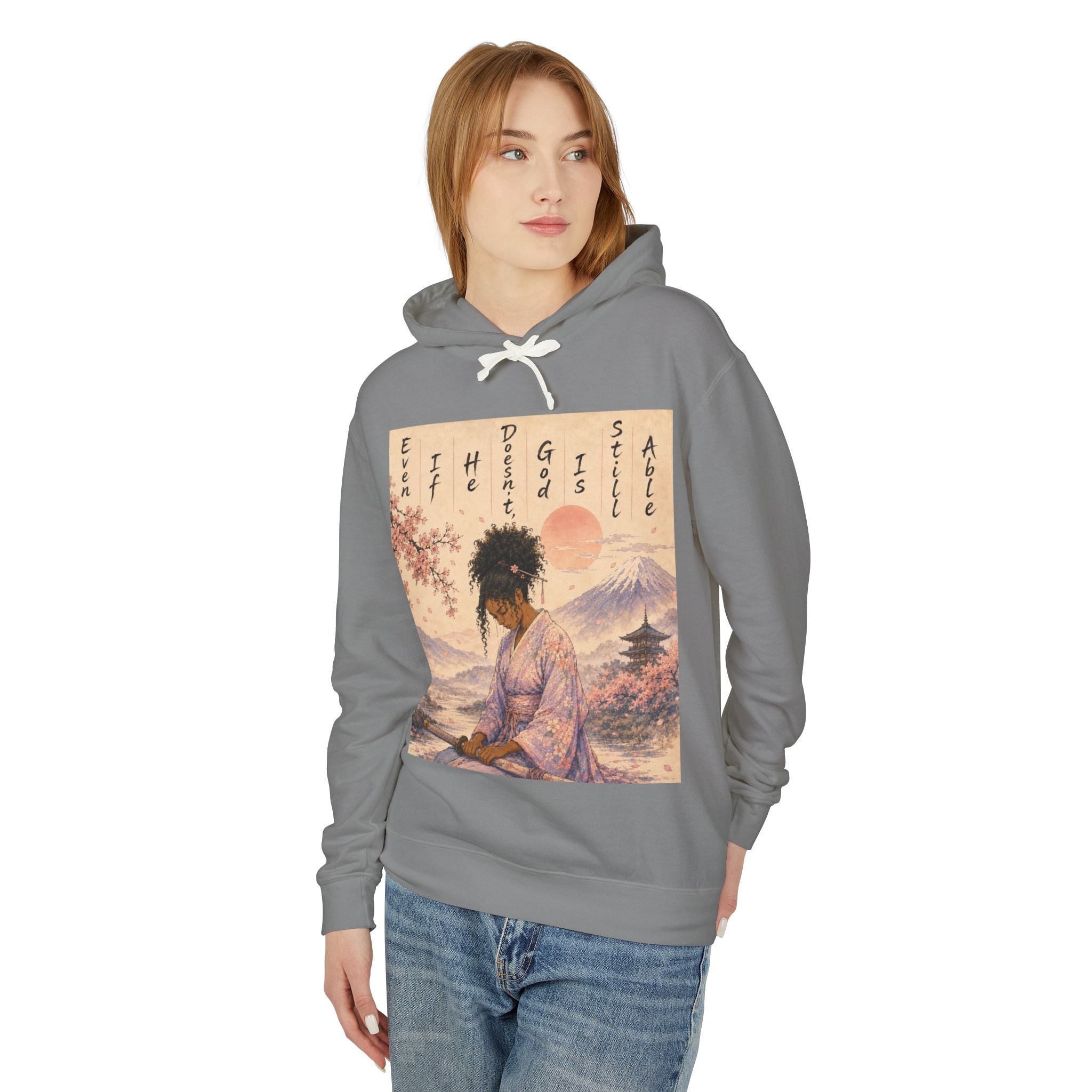 God is able Samurai hoodie