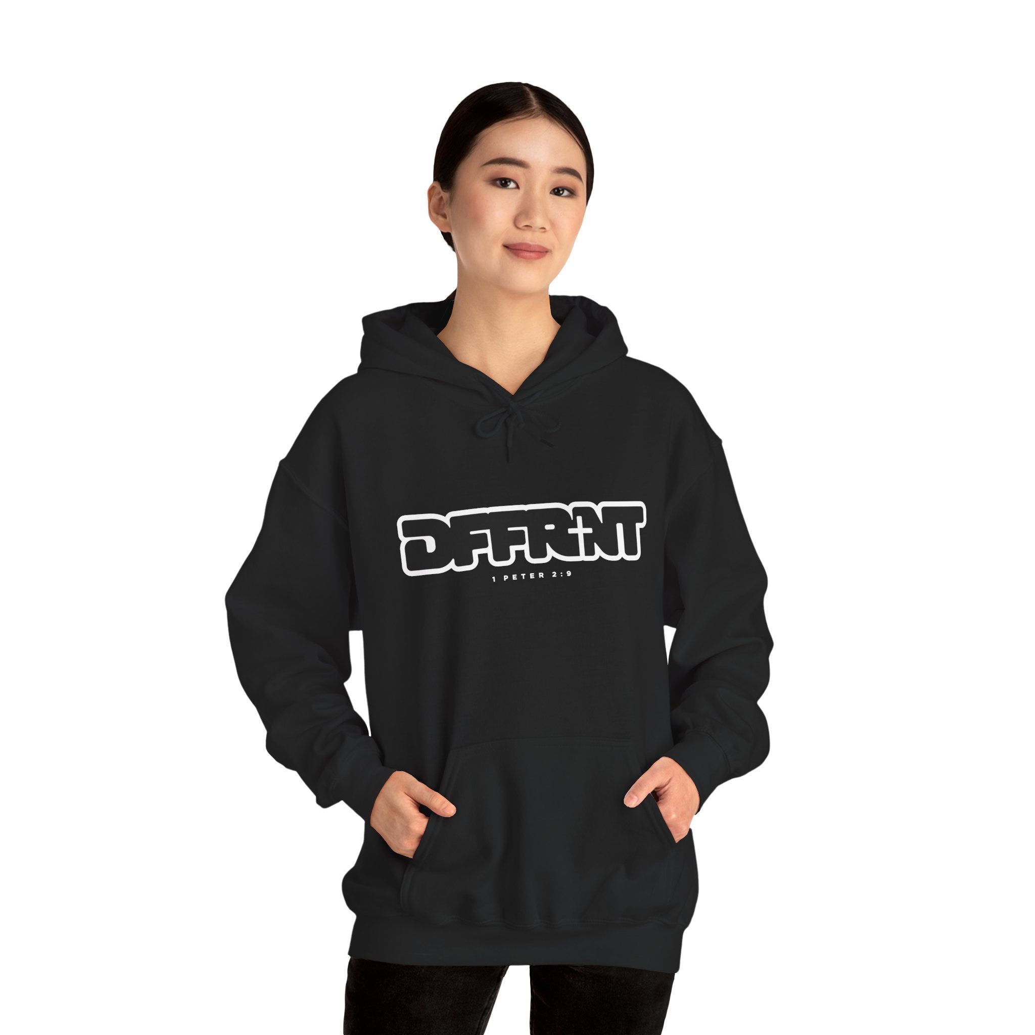 "DFFRNT"(DIFFERENT)-FILLED- Hoodie