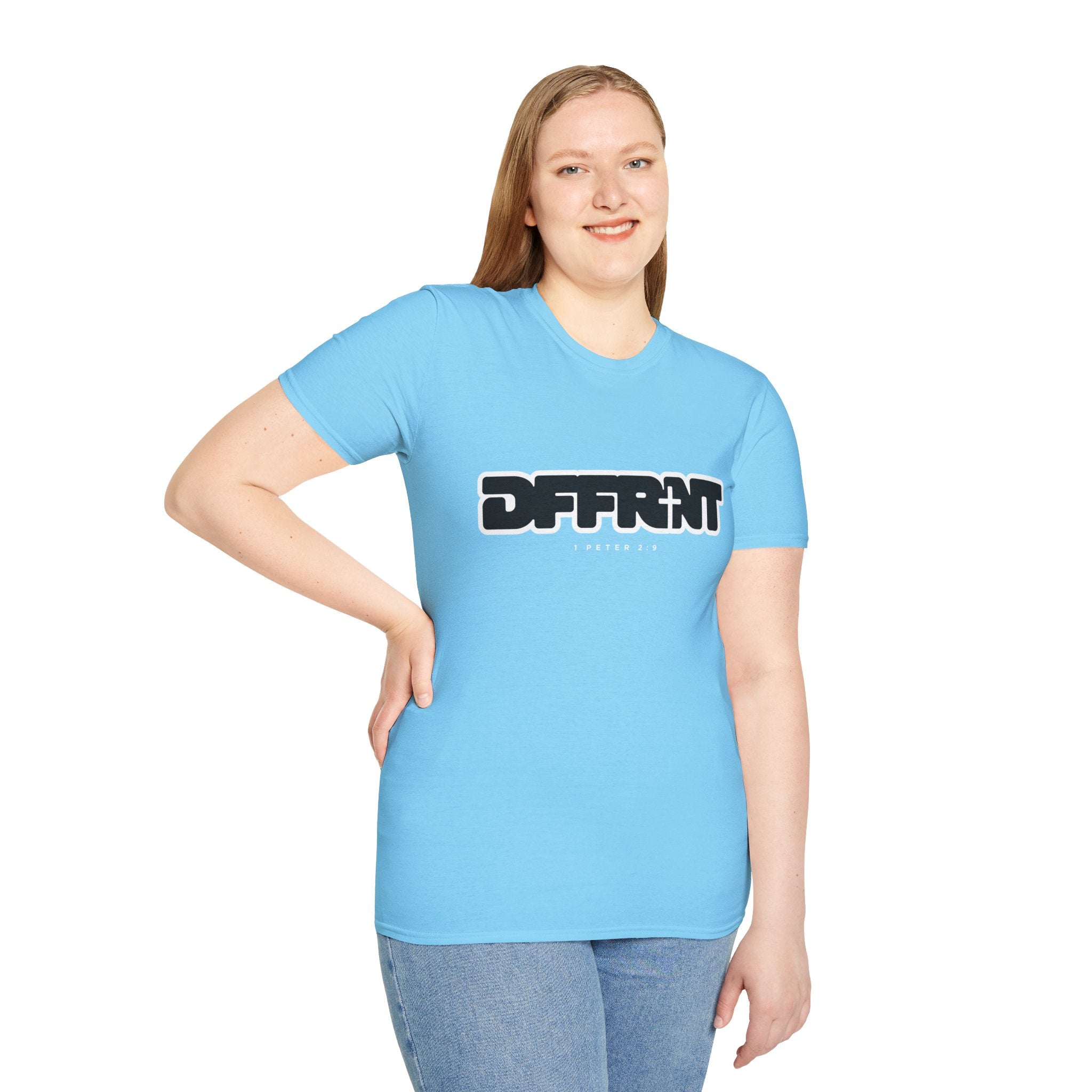 Different(DFFRNT) Text Logo T-Shirt
