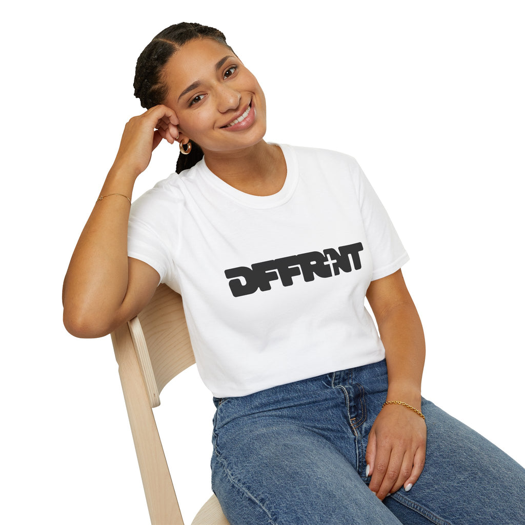 Different(DFFRNT) Text Logo T-Shirt