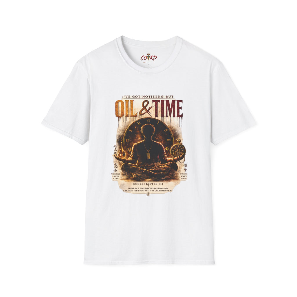 Oil & Time Clock Graphic T-Shirt