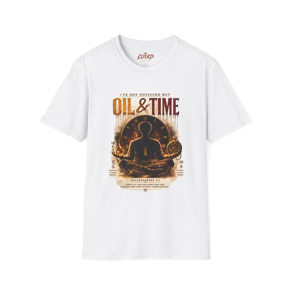 Oil & Time Clock Graphic T-Shirt