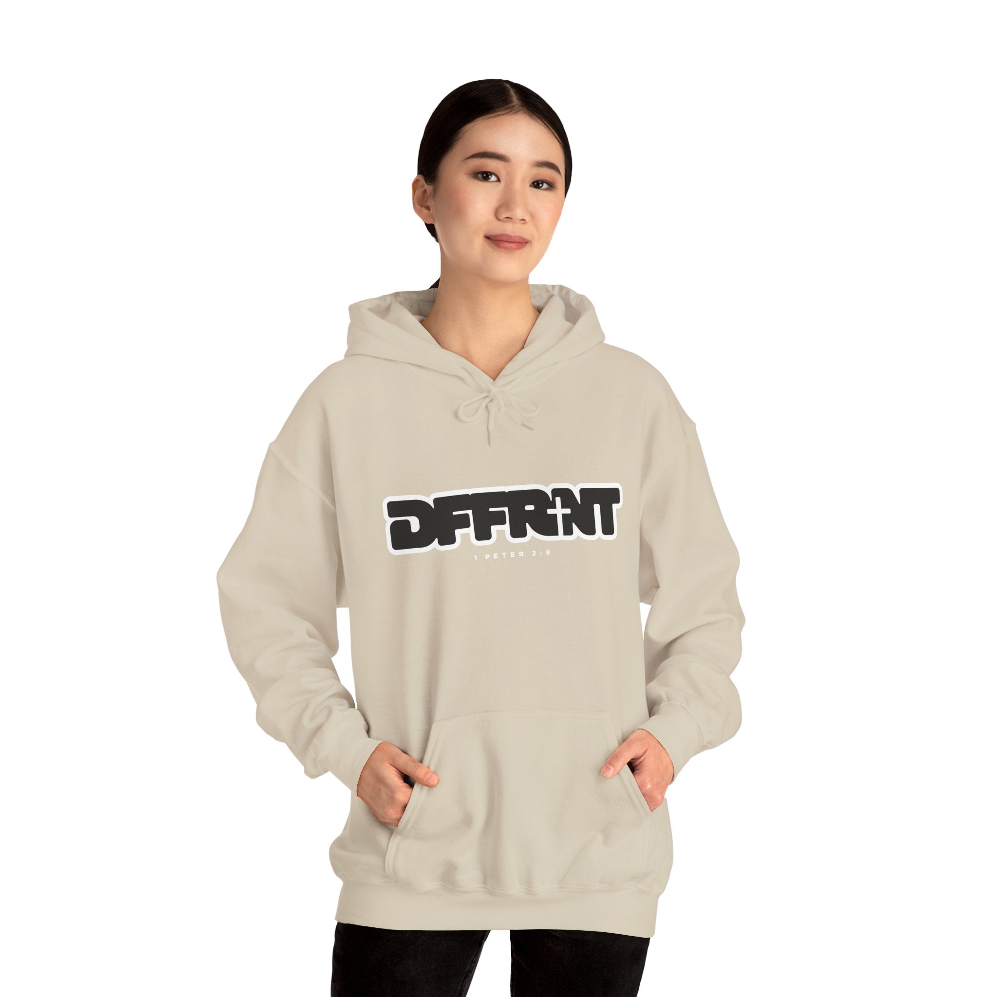 "DFFRNT"(DIFFERENT)-FILLED- Hoodie