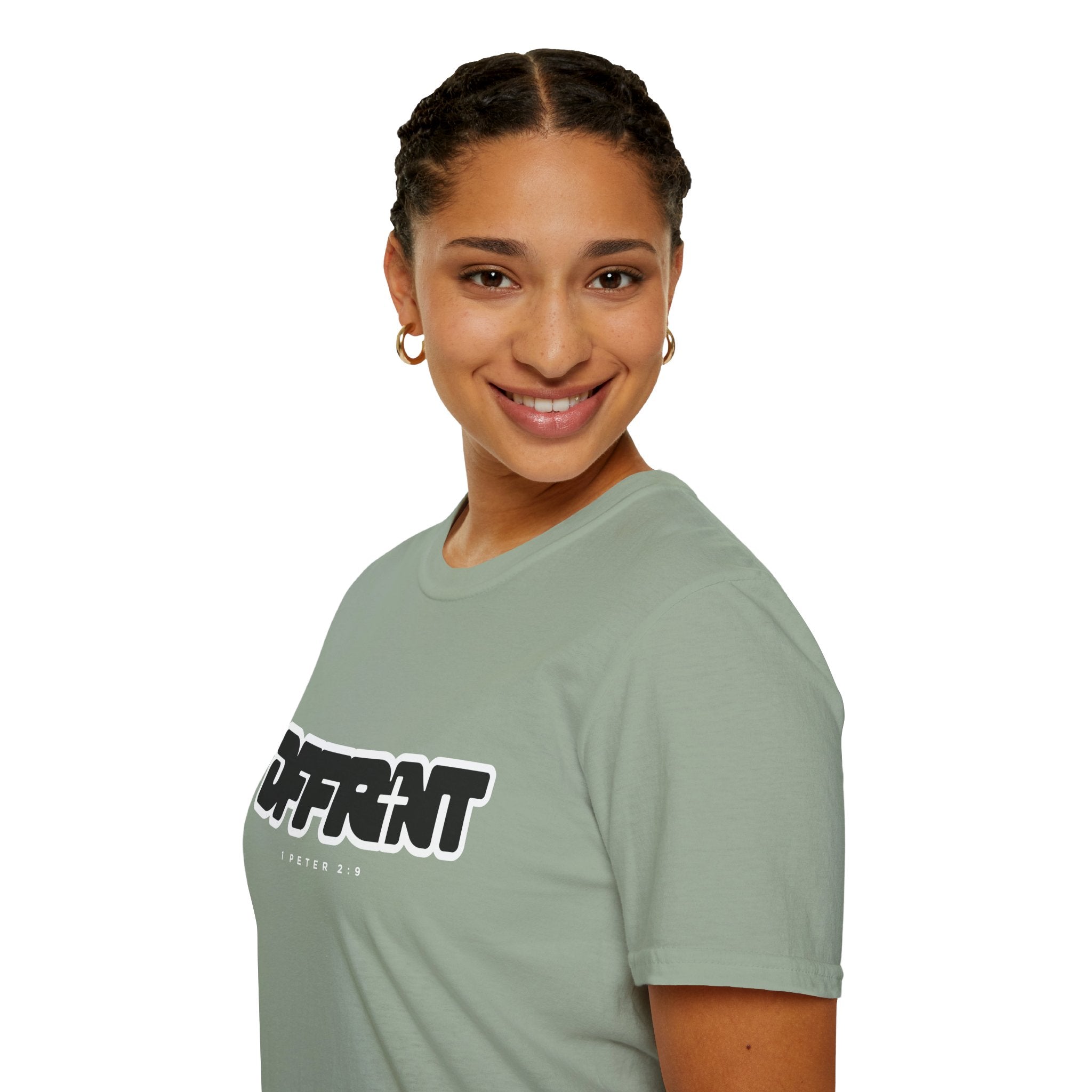 Different(DFFRNT) Text Logo T-Shirt