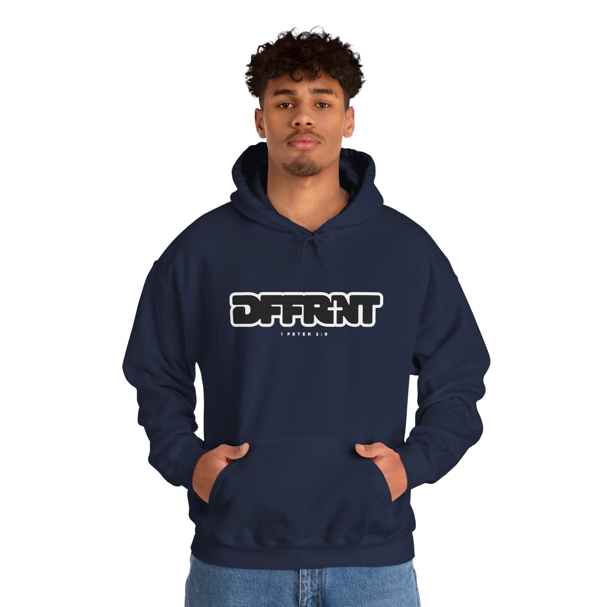 "DFFRNT"(DIFFERENT)-FILLED- Hoodie