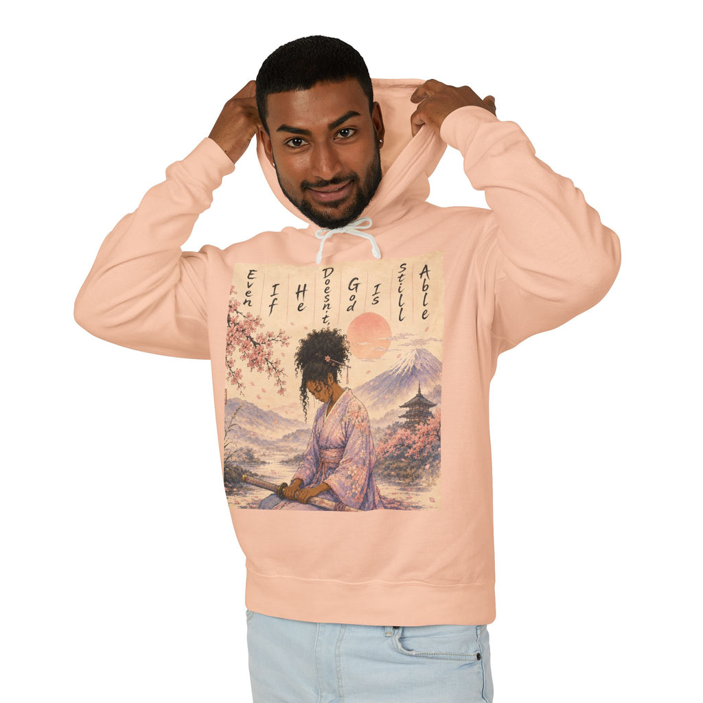 God is able Samurai hoodie