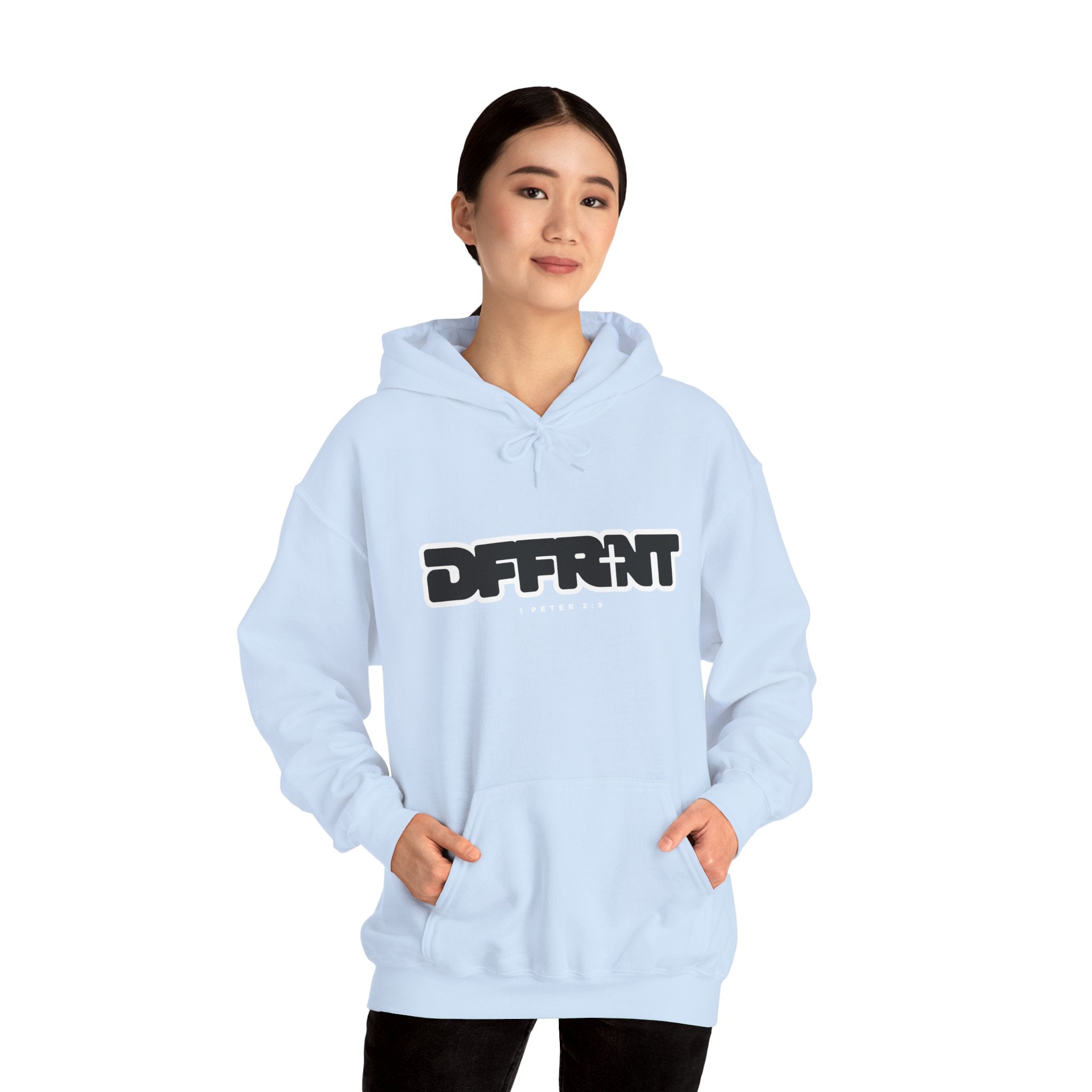 "DFFRNT"(DIFFERENT)-FILLED- Hoodie