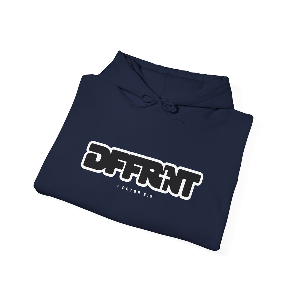"DFFRNT"(DIFFERENT)-FILLED- Hoodie